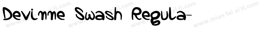 Devinne Swash Regula字体转换